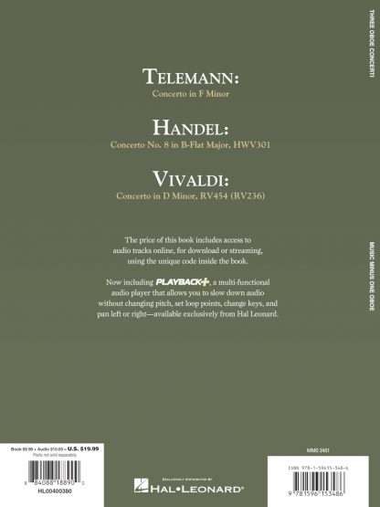 Music Minus One: Handel, Telemann, Vivaldi - Image 2