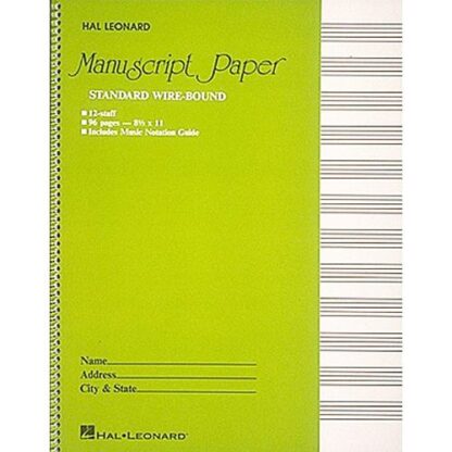 Spiral Bound Manuscript Book