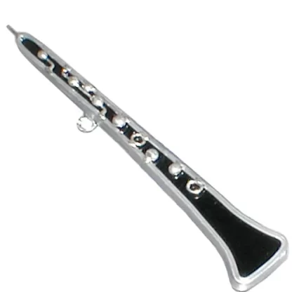 Hand Leaded Stained Glass Oboe