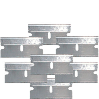 Triple Facet Carbon Steel Razor Blades - Set of 10