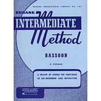 Rubank Intermediate Bassoon Method