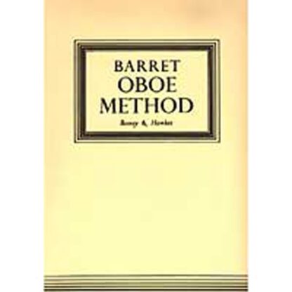 Barret Oboe Method - Original Edition