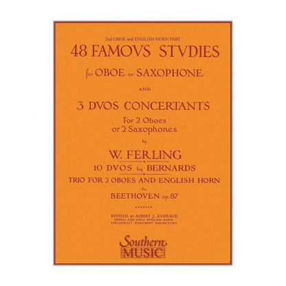 48 Famous Studies (2nd Oboe and English Horn Part) by Ferling