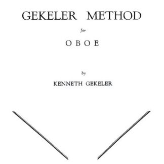 Gekeler Method for Oboe - Book One