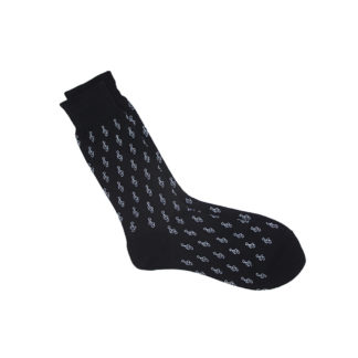 G Clef Socks - Black