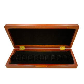 Stained Wood 10 Reed Case for Bassoon